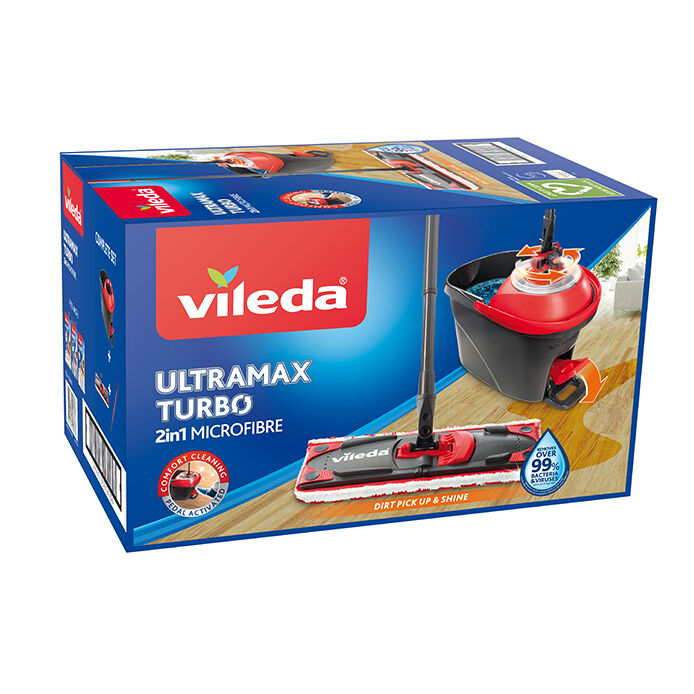 UltraMat Turbo Komplettset | Vileda Schweiz - So fühlt sich Zuhause an | Bodenwischer